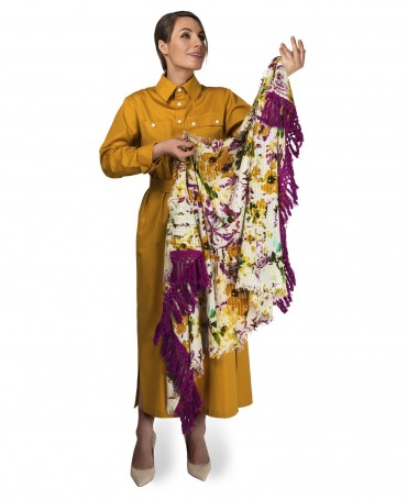 Палантин Унисекс W.FR240-PRINTEMPS/JAUNE